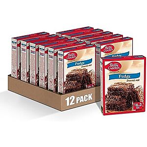 Betty Crocker Fudge Brownie Mix deal 12-Pack Betty Crocker Favorites Fudge Brownie Mix
