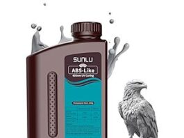 SUNLU ABS Like Resin for 3D Printer in black and clear