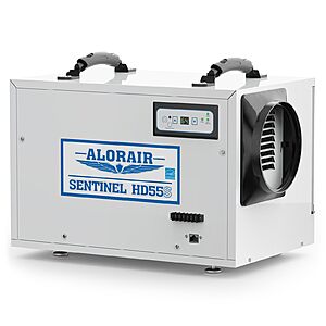 ALORAIR Dehumidifier on Sale at Amazon ALORAIR Sentinel HD55S Crawl Space Dehumidifier