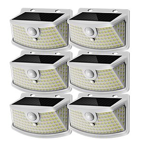 Aootek Solar Motion Sensor Light Deal Aootek 120-LEDs Solar Motion Sensor Lights pack