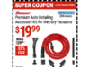 $19.99 – BAUER Premium Auto Detailing Accessory Kit for Wet/Dry Vacuums for , Harbor Freight, 33% off BAUER Premium Auto Detailing Accessory Kit for Wet/Dry Vacuums for Harbor Freight, 33% off