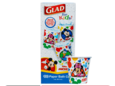 $4.97 – 100-Count 3-Oz Glad for Kids Disney Mickey & Friends Mini Bath Cups + Free Shipping w/ Walmart+ or on $35+ 100-Count 3-Oz Glad for Kids Disney Mickey & Friends Mini Bath Cups