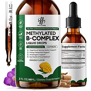 iMATCHME Methylated B Complex Liquid Drops deal on Amazon 2-oz iMATCHME Methylated B Complex Liquid Drops bottle