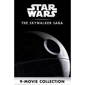 Star Wars Skywalker Saga Digital Collection Deal Star Wars: The Skywalker Saga 9-Movie Collection on AppleTV