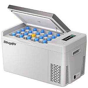 BougeRV Portable Refrigerator Deal BougeRV 23-Quart 12-Volt Car Portable Refrigerator