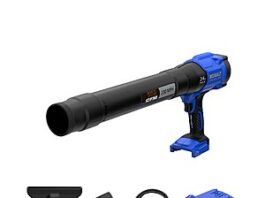 Kobalt 24-volt brushless leaf blower with 3 Ah battery