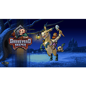 Graveyard Keeper free on PlayStation Store Graveyard Keeper game logo on PlayStation Store
