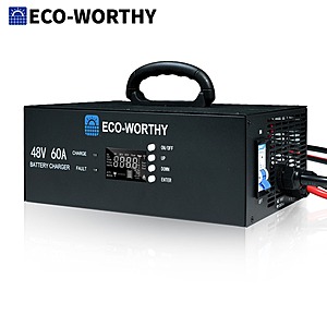 Eco-Worthy Battery Charger Deal Eco-Worthy 48V 60A Smart LiFePO4 Battery Charger