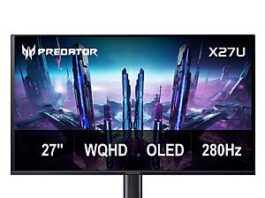 Acer Predator X27U A1 gaming monitor with QD-OLED technology