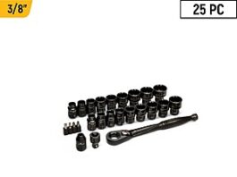 GEARWRENCH 3/8 in Drive Pass-Thru Ratchet and Socket Set