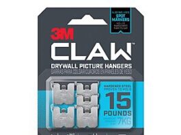 5-Pack 15 lb. 3M Claw Drywall Picture Hanger w/ Spot Markers + Free Shipping