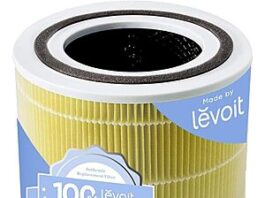 LEVOIT Core 300-P Air Purifier Replacement Filter (Yellow)