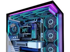 $79.99 – MUSETEX Y6 ATX Mid Tower Computer Case w/ 7 x Infinity Mirror PWM ARGB Fans (Black) + Free Shipping MUSETEX Y6 ATX Mid Tower Computer Case with 7 Infinity Mirror PWM ARGB Fans in black