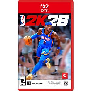 NBA 2K26 deal on Amazon for Nintendo Switch 2 NBA 2K26 game cover on Nintendo Switch 2