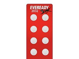 10-pack Eveready 2032 3V Lithium Coin Batteries