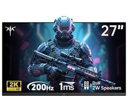 KTC 27" 1440p 210Hz Gaming Monitor with Speakers