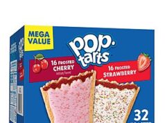 $6.29 – 32-Count Pop-Tarts Toaster Pastries Variety Pack (Frosted Cherry / Strawberry) + Free Shipping w/ Prime or on $35+ 32-Count Pop-Tarts Variety Pack (Frosted Cherry / Strawberry) on Amazon