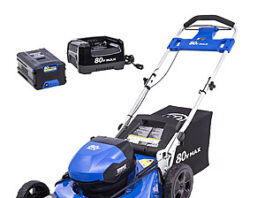 Kobalt 80-volt, 21-inch push battery walk mower in green