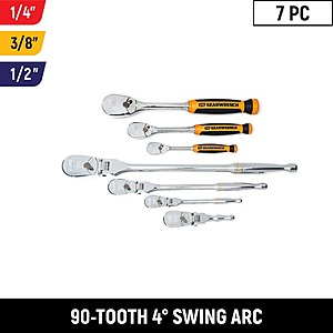 GEARWRENCH Ratchet Set deal GEARWRENCH 7-piece Ratchet Set