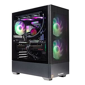 PowerSpec G760 gaming PC deal at Micro Center PowerSpec G760 gaming PC with Ryzen 7 9800X3D CPU, Radeon RX 9070 XT GPU