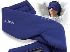 $12.99 – LC-dolida Sleep Mask w/ Bluetooth Headphones (Various) + Free Shipping w/ Prime or on $35+ LC-dolida Sleep Mask with Bluetooth Headphones in Black and Blue