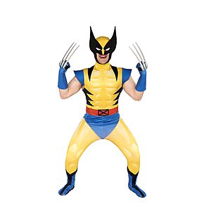 Wolverine X-Men Costume Deal on Amazon Jazwares Marvel Men's Wolverine X-Men '97 Halloween Deluxe Costume Jumpsuit
