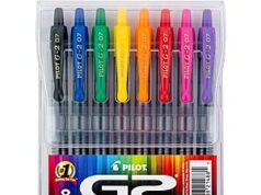 $9.50 – 8-Pack PILOT G2 Premium Gel Roller Pens (Fine Point 0.7mm; Rainbow Colors) w/ S&S + Free Shipping w/ Prime or on orders over $35 8-Pack PILOT G2 Premium Gel Roller Pens in rainbow colors