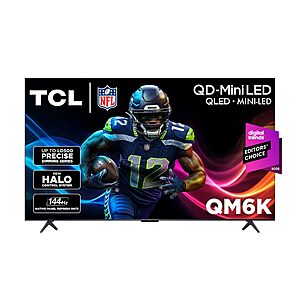 TCL QM6K Series Mini LED QLED 4K HDR Sale on Amazon TCL QM6K Series Mini LED QLED 4K HDR Smart TV with Alexa Voice Remote