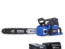 Kobalt 80-volt 18-in Battery Chainsaw