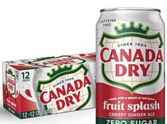 $4.75 – 12-Pack 12-Oz Canada Dry Zero Sugar Cherry Gingerale Fruit Splash w/ S&S + Free Shipping w/ Prime or on orders over $35 12-Pack of Canada Dry Zero Sugar Cherry Gingerale Fruit Splash