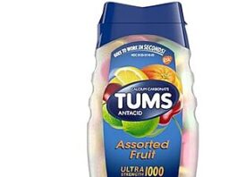 72-Ct TUMS Ultra Strength Antacid Tablets (Assorted Fruit) on Amazon