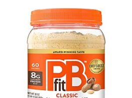 30-Oz PBfit Classic Peanut Butter Powder on sale at Amazon