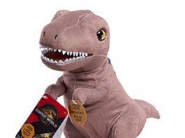 10.5 inch Jurassic World Rebirth Roaring T. Rex Interactive Plush Toy