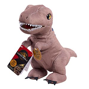 Deal on 10.5 inch Jurassic World Rebirth T-Rex Plush Toy 10.5 inch Jurassic World Rebirth Roaring T. Rex Interactive Plush Toy