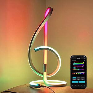 Lepro TB2 AI Smart Table Lamp Lepro TB2 AI Smart RGB+IC Musical Note Table Lamp