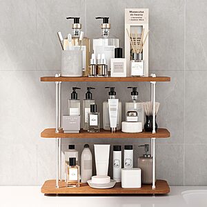 Bathroom Organizer Deal on UJQSUN Product UJQSUN 3-Tier Bathroom Counter Organizer