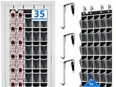 $6.39 – 35-Pocket zebricolo Clear Pocket Over the Door Shoe Organizer (Black) + Free Shipping w/ Prime or on $35+ 35-Pocket zebricolo Clear Pocket Over the Door Shoe Organizer (Black) + Free Shipping w/ Prime or o