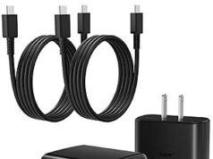 $7.99 – 2-Pack Mitesbony 45W USB C Wall Chargers w/ 3′ Cable (Black) + Free Ship w/Prime or on orders $35+ 2-Pack Mitesbony 45W USB C Wall Chargers w/ 3' Cable (Black) + Free Ship w/Prime or on orders +