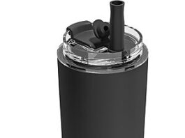 10-Oz Uirzotn Leak Proof Stainless Steel Tumbler w/ Lid & Straw (5 colors) + Free Shipping w/ Prime