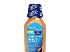 $3.94 – 12-Oz Amazon Basic Care Nighttime Honey Flavor Severe Cold and Flu w/ S&S + Free Shipping w/ Prime or on $35+ 12-Oz Amazon Basic Care Nighttime Honey Flavor Severe Cold and Flu w/ S&S + Free Shipping w/ Prime