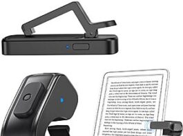 Datafy Wireless Clip-On Remote Control Page Turner Ring (eReader/Android/iOS, 6 colors) + Free Ship