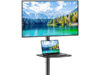 $24.30 – Perlesmith Mobile Rolling Tilt TV Stand Cart With Shelf for 26″-60″ Flat Panel TVs/Monitors, up to 400x400mm VESA Mount, Heavy Duty + Free Shipping Perlesmith Mobile Rolling TV Stand Cart