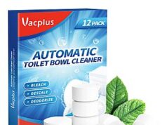 $3.82 – Select Accounts: Vacplus Toilet Bowl Cleaner Tablets & More from w/ S&S+ Free Shipping w/ Prime or on $35+ Vacplus Toilet Bowl Cleaner Tablets on sale at Amazon