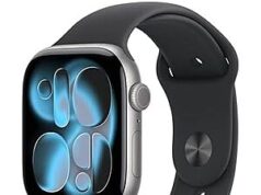 $245.96 – Resale, AC | Apple Watch Series 11 GPS 46mm Smartwatch (Space Gray Aluminum Case w/ Black Sport Band) (Used – Like New) at Amazon resale 24596 apple watch product image