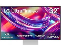$1,025.86 – Resale, AC $1025.86 | LG 32U990A-S 32-Inch Ultrafine 6K (6144 x 3456) Nano IPS Black Thunderbolt 5 Professional Monitor (Used – Like New) at Amazon LG 32U990A-S 6K Nano IPS Thunderbolt 5 Professional Monitor (Used - Like New)