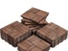 $58.00 – 27-Piece Yaheetech 12″x12″ Interlocking Wood Patio Deck Tiles (3 Colors) $58 + Free Shipping 27-Piece Yaheetech Interlocking Wood Patio Deck Tiles