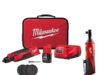 $229.00 – Milwaukee M12 12V Lithium-Ion Cordless Brushless Rotary Tool Kit with M12 12V Lithium-Ion Cordless 3/8 in. Ratchet or various other tools to choose from $229 Milwaukee M12 Rotary Tool Kit in black with a ratchet