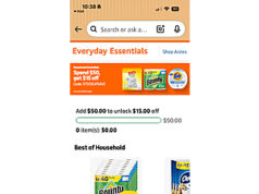 $50.00 – Amazon Household Essentials, Buy $50 Get $15 Off Amazon household essentials offer image