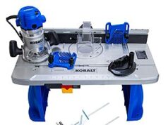 $99.00 – Kobalt 1/4″ & 1/2″ 12-Amp 2-HP Variable Speed Fixed Router (K12RTC) $99 + Free Store Pickup at Lowe’s or Free Shipping Kobalt 1/4" & 1/2" 12-Amp fixed router