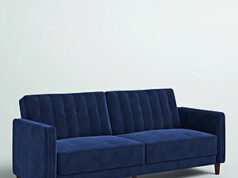 $199.00 – 81.5″ Mercury Row Velvet Square Arm Convertible Sofa: Blue $199, Grey $207 + Free Shipping 81.5" Mercury Row Velvet Square Arm Convertible Sofa in Blue Velvet